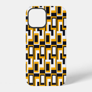 Geometric Squares: Seamless Print iPhone 12 Case