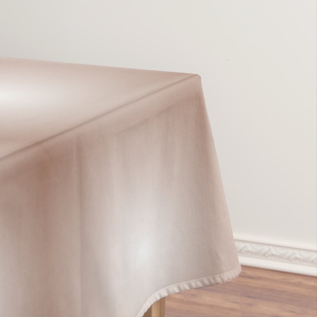Geometric Squares with Mocha Mousse Gradient White Tablecloth (In Situ)