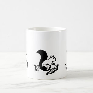 "Geometric Squirrel Family" Mug