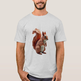 Geometric Squirrel T-Shirt
