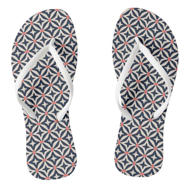 Geometric Star Pattern Jandals (Footbed)