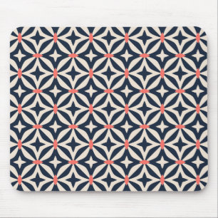Geometric Star Pattern Mouse Pad