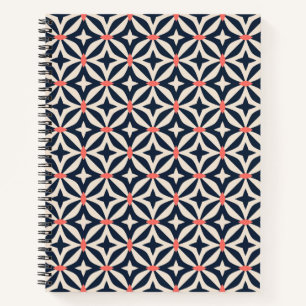 Geometric Star Pattern Notebook