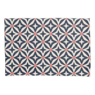 Geometric Star Pattern Pillowcase