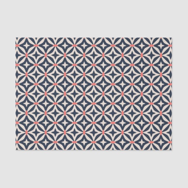 Geometric Star Pattern Tissue Paper (Front)