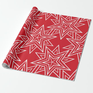 Geometric stars,  vintage seamless pattern,  chris wrapping paper