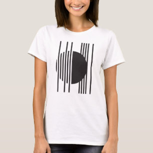 Geometric Striped Orbit T-Shirt