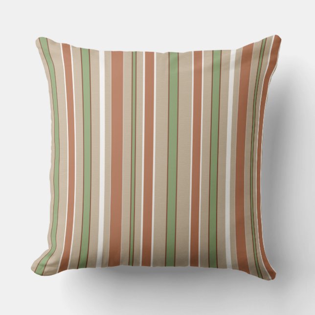 Geometric Stripes Modern with any Colour Cushion (Front)
