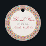 Geometric Style Sparkles Copper Metallic Wedding Favour Tags<br><div class="desc">Beautiful Invitation to celebrate Special occasions and festivals comes with digital and E-invitation as per your request. We would love to replicate our designs to make multiple products like rsvp cards, labels envelopes, and more. Customisation is available for ready to print on request at info@shamaurcreatif@gmail.com. Look Forward to hearing from...</div>