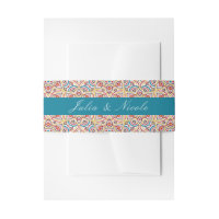 Geometric Style Sparkles Copper Metallic Wedding