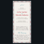 Geometric Style Sparkles Copper Metallic Wedding Programme<br><div class="desc">Beautiful Invitation to celebrate Special occasions and festivals comes with digital and E-invitation as per your request. We would love to replicate our designs to make multiple products like rsvp cards, labels envelopes, and more. Customisation is available for ready to print on request at info@shamaurcreatif@gmail.com. Look Forward to hearing from...</div>