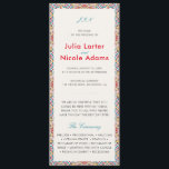 Geometric Style Sparkles Copper Metallic Wedding Programme<br><div class="desc">Beautiful Invitation to celebrate Special occasions and festivals comes with digital and E-invitation as per your request. We would love to replicate our designs to make multiple products like rsvp cards, labels envelopes, and more. Customisation is available for ready to print on request at info@shamaurcreatif@gmail.com. Look Forward to hearing from...</div>