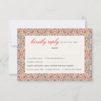 Geometric Style Sparkles Copper Metallic Wedding