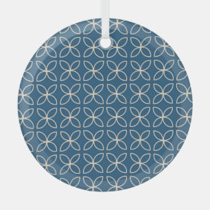 Geometric, stylish vintage background. glass tree decoration