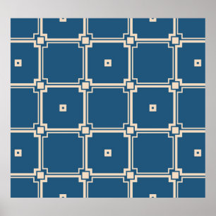 Geometric, stylish vintage background. poster