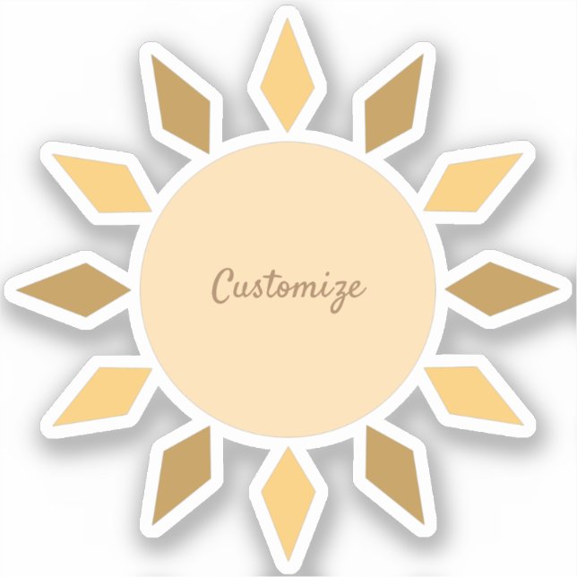 Geometric Sun  Circle Thunder_Cove  (Front)