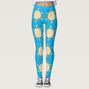Geometric Sun  Circle Thunder_Cove  Leggings
