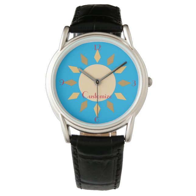 Geometric Sun  Circle Thunder_Cove   Watch (Front)