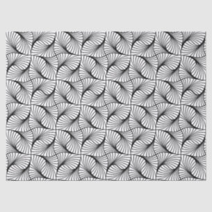 geometric swirl tissue paper