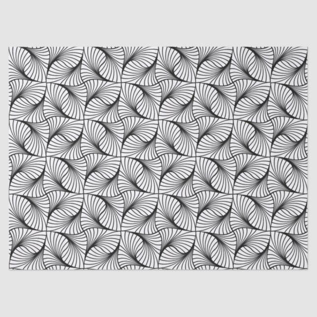 geometric swirl tissue paper (Front)