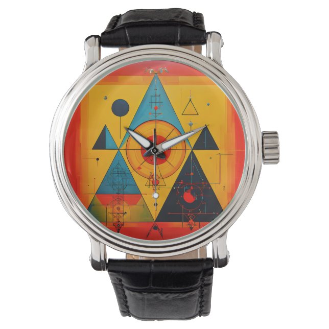 Geometric Symbols Abstract #01 Watch (Front)