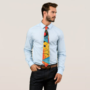 Geometric Symbols Abstract #02 Tie