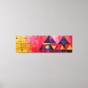 Geometric Symbols Abstract #04.  Canvas Print