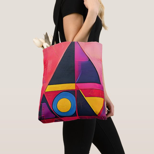 Geometric Symbols Abstract #04.  Tote Bag (Close Up)
