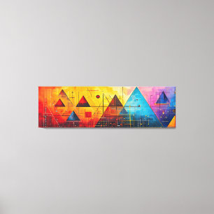 Geometric Symbols Abstract #05.  Canvas Print