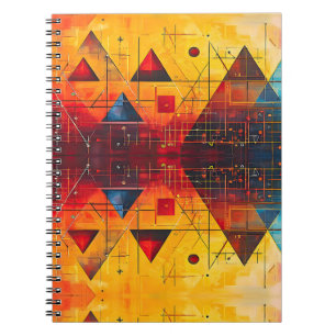 Geometric Symbols Abstract #05.  Notebook