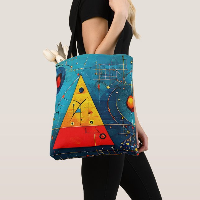 Geometric Symbols Abstract #06. Tote Bag (Close Up)