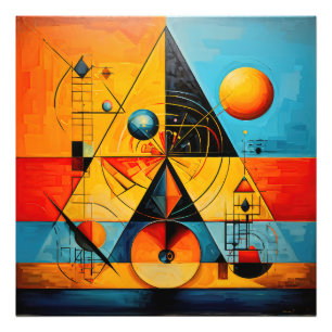 Geometric Symbols Abstract #07 Photo Print