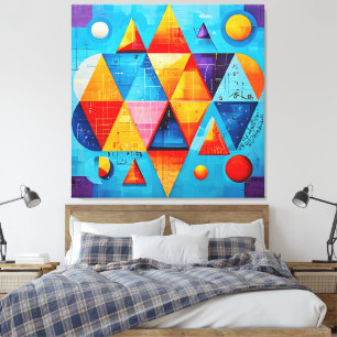 Geometric Symbols Abstract #09 Canvas Print