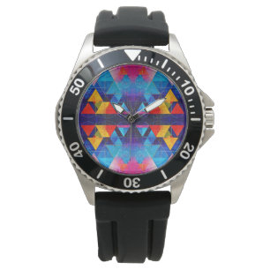 Geometric Symbols Abstract #10 Design 2 Watch