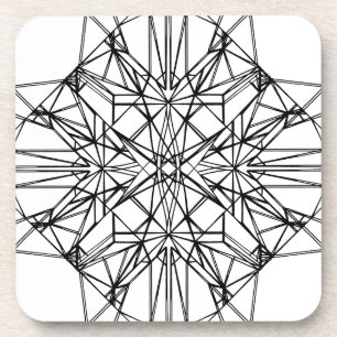 geometric symmetry coaster