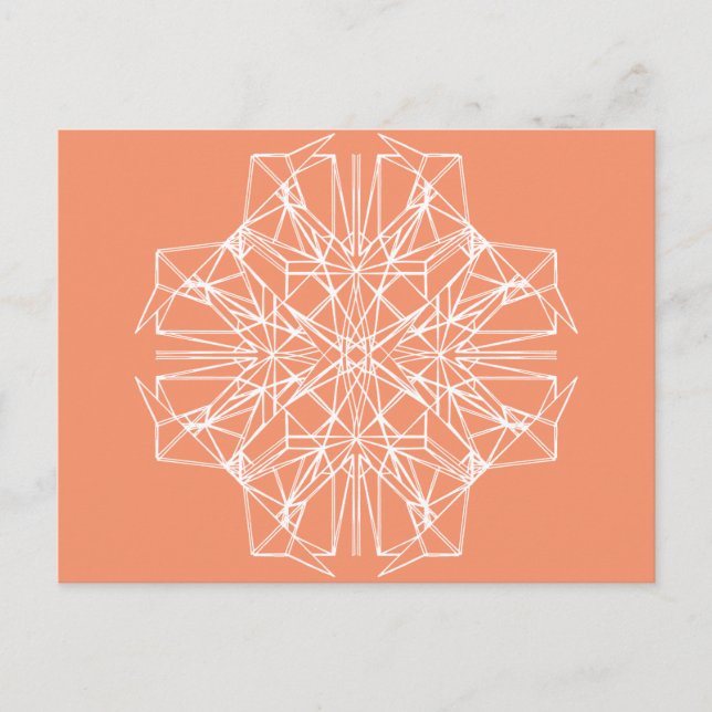 Geometric Symmetry Postcard (Front)