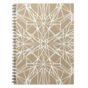 Geometric Symmetry Spiral Notebook