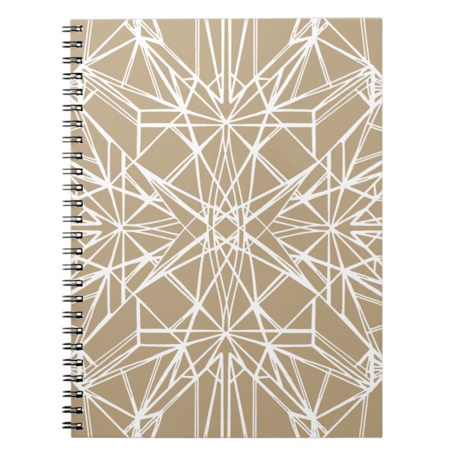 Geometric Symmetry Spiral Notebook (Front)