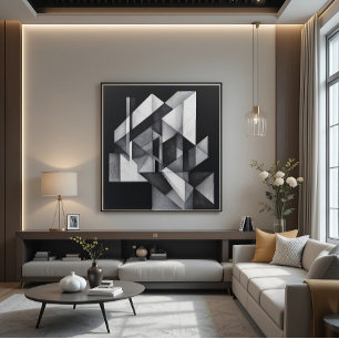Geometric Symphony Canvas Print