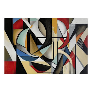 Geometric Symphony perfect harmony Poster