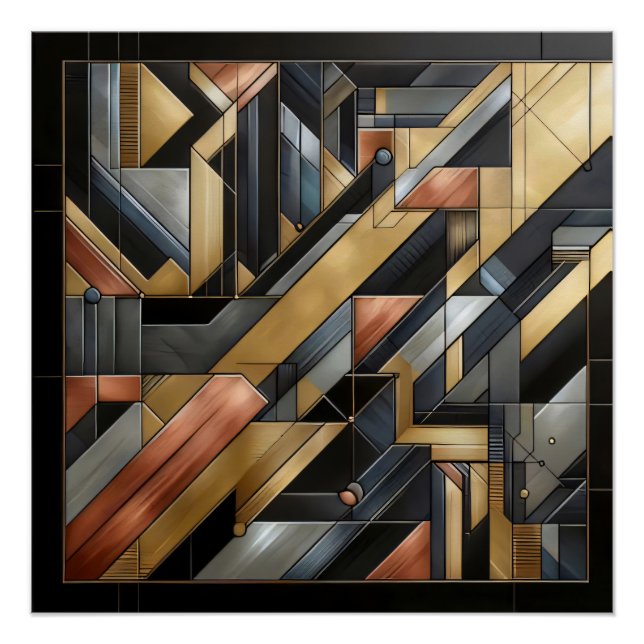 Geometric Symphony Poster (Front)