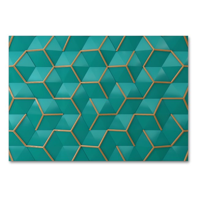 geometric table number (Front)