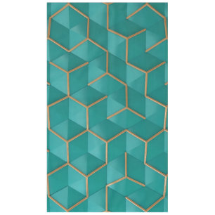 geometric tablecloth