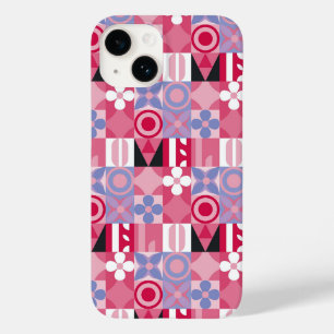 geometric tiles Case-Mate iPhone 14 case