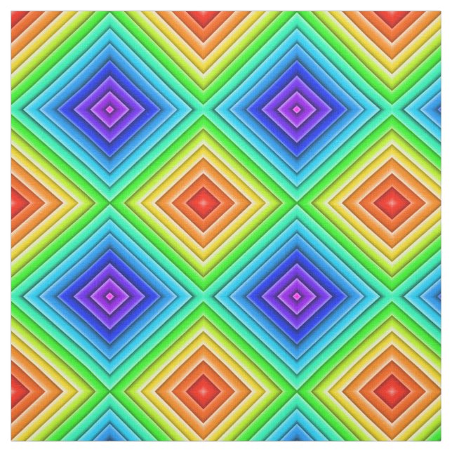 Geometric Topography - Combed Cotton Fabric (Swatch)