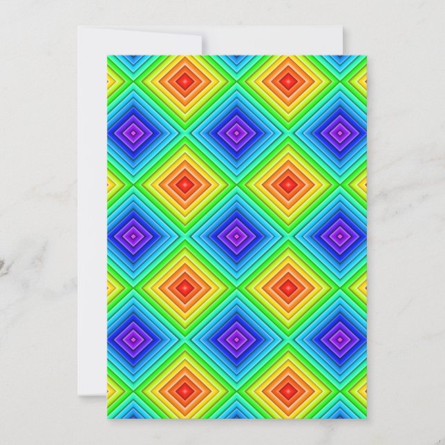 Geometric Topography - Greeting Card (Front)
