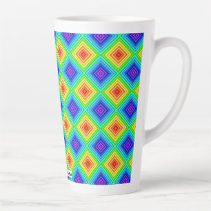 Geometric Topography - Latte Mug