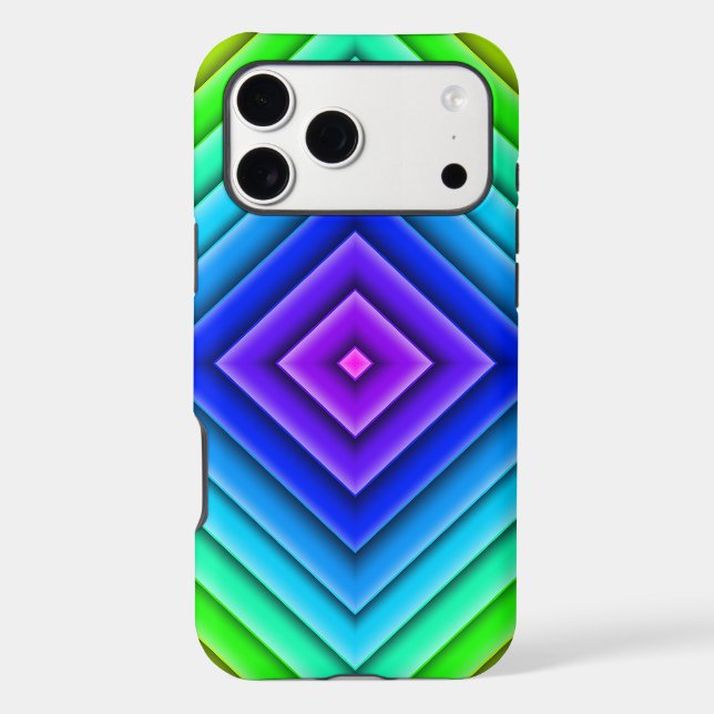 Geometric Topography (single) - iPhone Case (Back)
