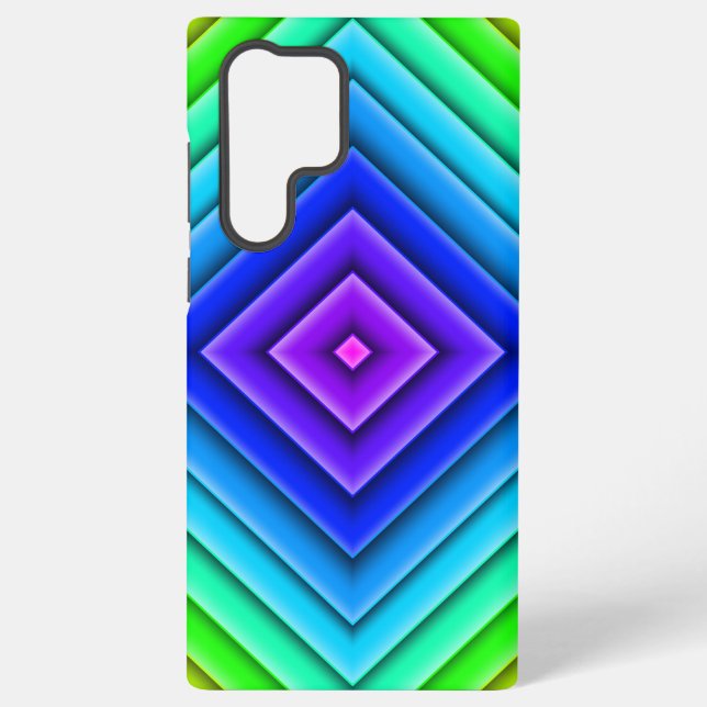 Geometric Topography (single) - Samsung Phone Case (Back)