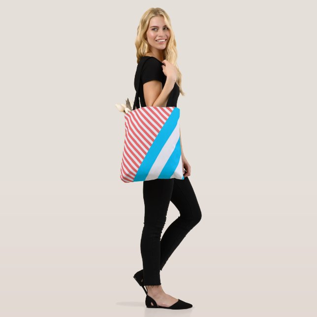 Geometric Tote Bag (On Model)